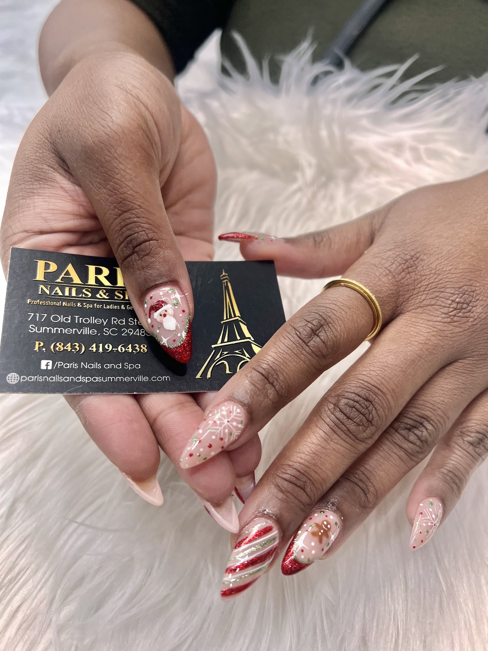 Paris Nails & Spa nail work in Summerville, South Carolina
